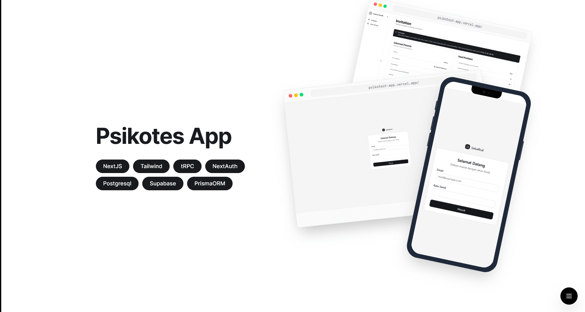 Psikotes App